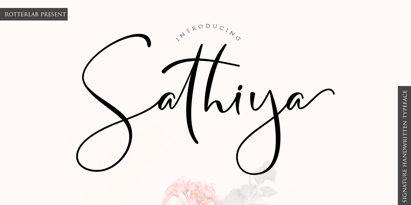 Beispiel einer Sathiya-Schriftart